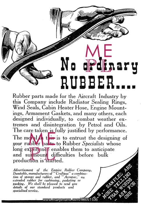 : Empire Rubber - Moulded & Extruded Rubber For Aircraft : Empire Rubber - Moulded & Extruded Rubber For Aircraft