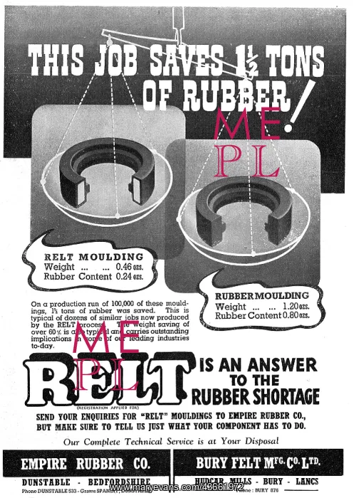 : Empire Rubber - RELT Moulded & Extruded : Empire Rubber - RELT Moulded & Extruded