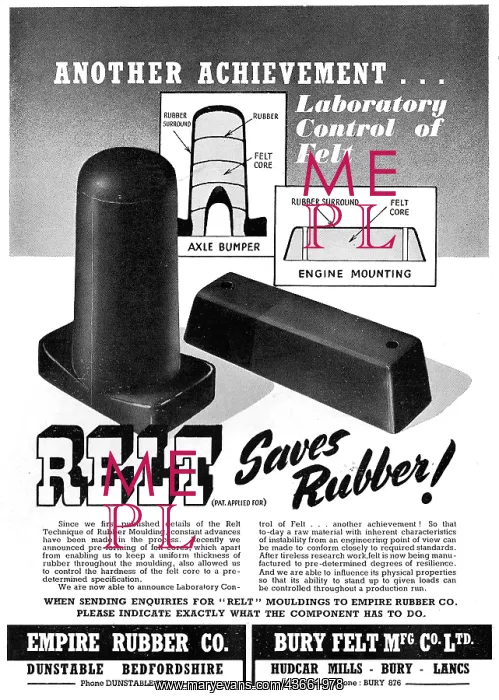 : Empire Rubber - RELT Moulded & Extruded : Empire Rubber - RELT Moulded & Extruded