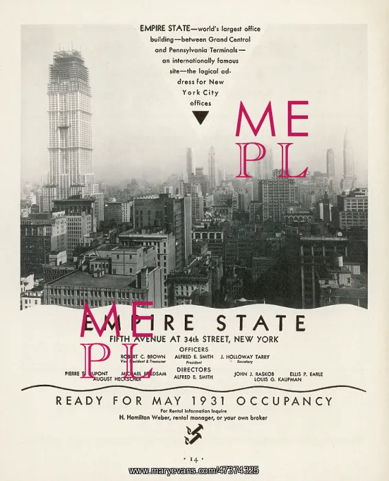: EMPIRE STATE BUILDING : EMPIRE STATE BUILDING