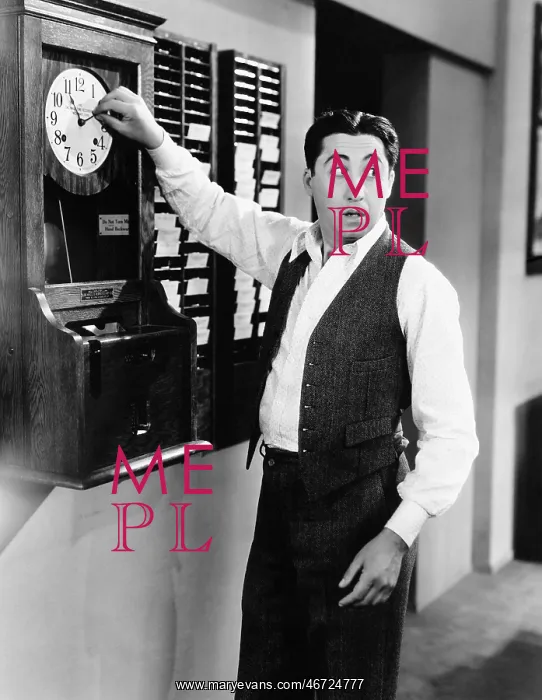 : Employee changing time clock : Employee changing time clock