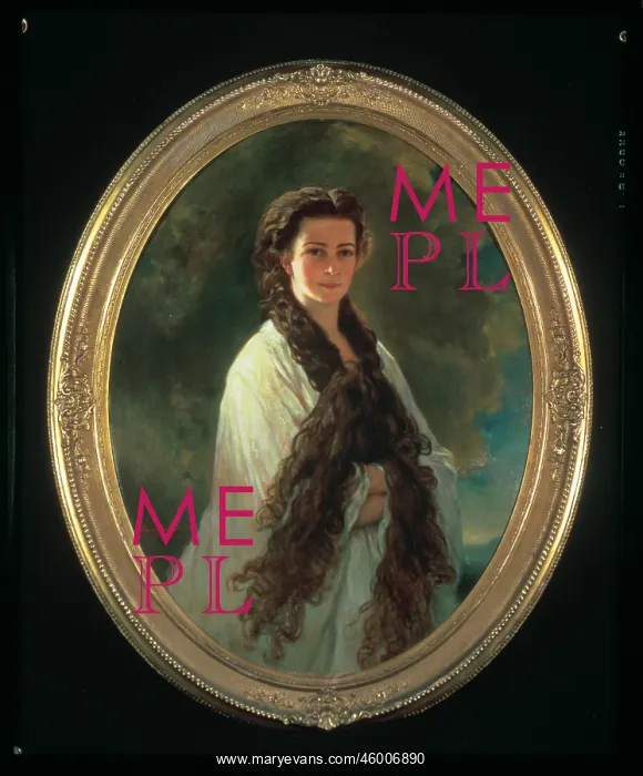 : Empress Elisabeth in morning light, after Winterhalter : Empress Elisabeth in morning light, after Winterhalter