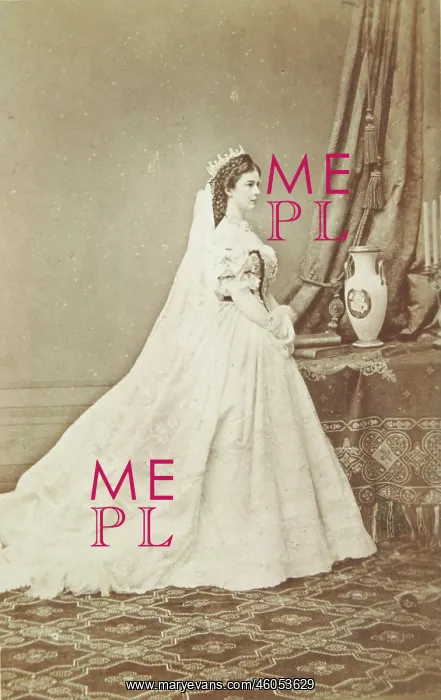 : Empress Elisabeth as queen of Hungaria : Empress Elisabeth as queen of Hungaria