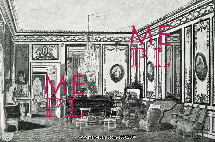 : Empress Eugenie's office, Saint-Cloud Palace, Paris : Empress Eugenie's office, Saint-Cloud Palace, Paris