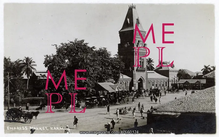  : Empress Market, Karachi, British India