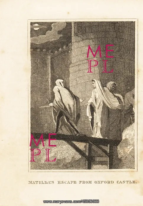 : Empress Matilda escaping the siege of Oxford, 1142 : Empress Matilda escaping the siege of Oxford, 1142