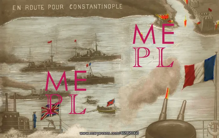 : En route to Constantinople -WWI : En route to Constantinople -WWI