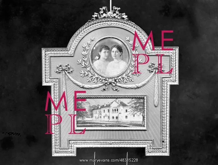 : Enamel picture frame, 1927 : Enamel picture frame, 1927