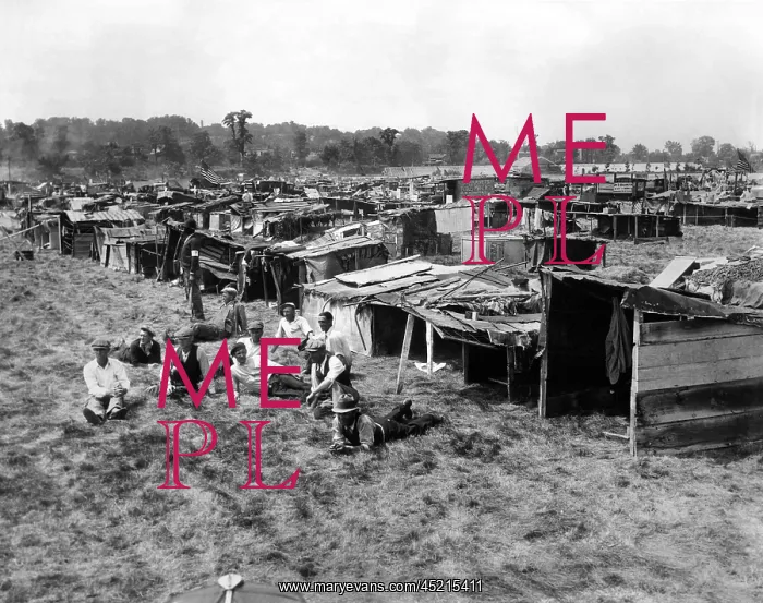 : Encampment of the Bonus Army Marchers in ? : Encampment of the Bonus Army Marchers in ?