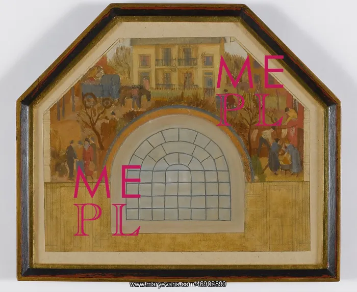 : Encampment, by Charles Mahoney, WW1 : Encampment, by Charles Mahoney, WW1