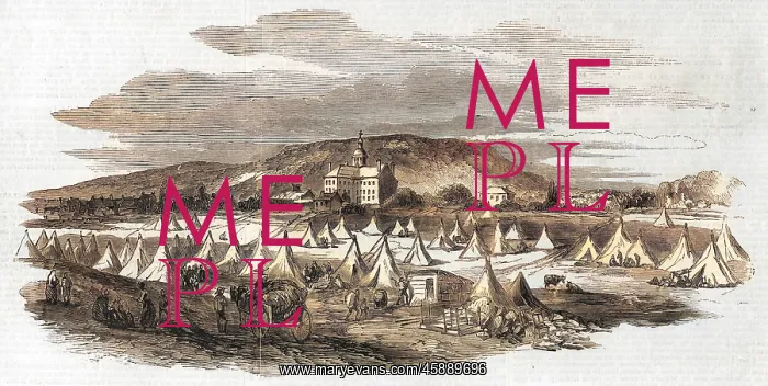 : Encampment of sufferers by the Great Fire at Montreal : Encampment of sufferers by the Great Fire at Montreal