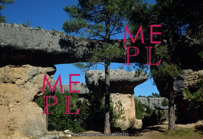 : (Enchanted City). Province of Cuenca. View of the rock forma : (Enchanted City). Province of Cuenca. View of the rock forma