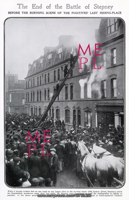 : The end of the Battle of Stepney : The end of the Battle of Stepney