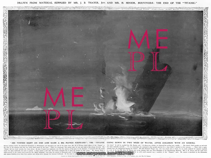: End of the Titanic : End of the Titanic