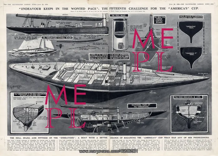 : Endeavour, challenger for the America's Cup, G.H. Davis : Endeavour, challenger for the America's Cup, G.H. Davis