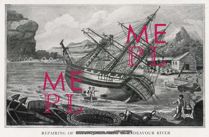 : ENDEAVOUR BEING MENDED : ENDEAVOUR BEING MENDED