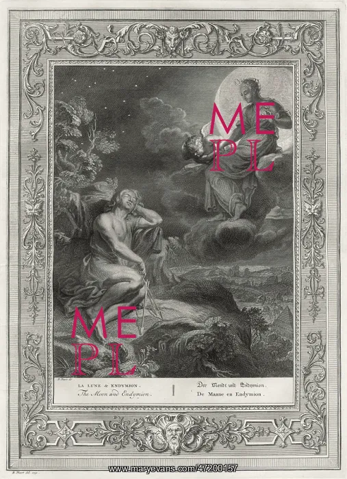 : Endymion, beloved by the Moon- goddess Selene : Endymion, beloved by the Moon- goddess Selene