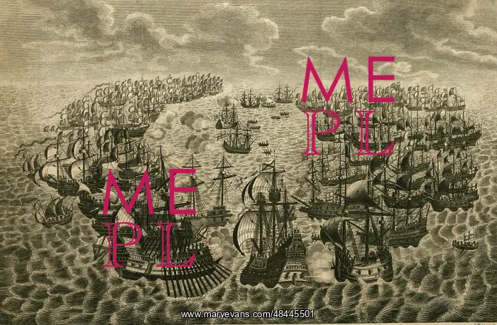 : Engagement of British Fleet and Spanish Armada : Engagement of British Fleet and Spanish Armada