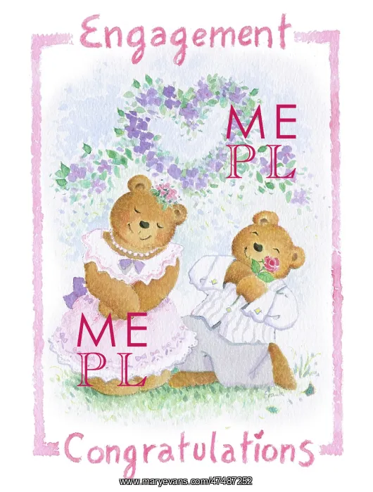 : Engagement Congratulations - Teddy Bears : Engagement Congratulations - Teddy Bears