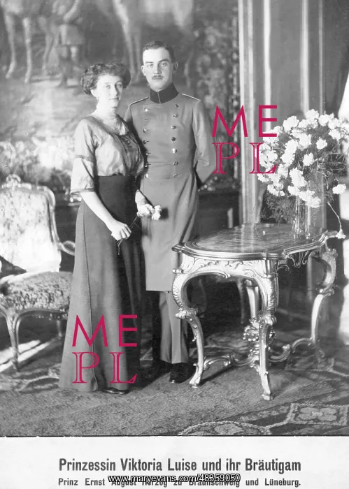 : Engagement of Ernst August of Brunswick and : Engagement of Ernst August of Brunswick and