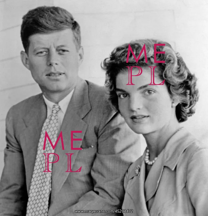 : Engagement portrait of John Kennedy and ? : Engagement portrait of John Kennedy and ?