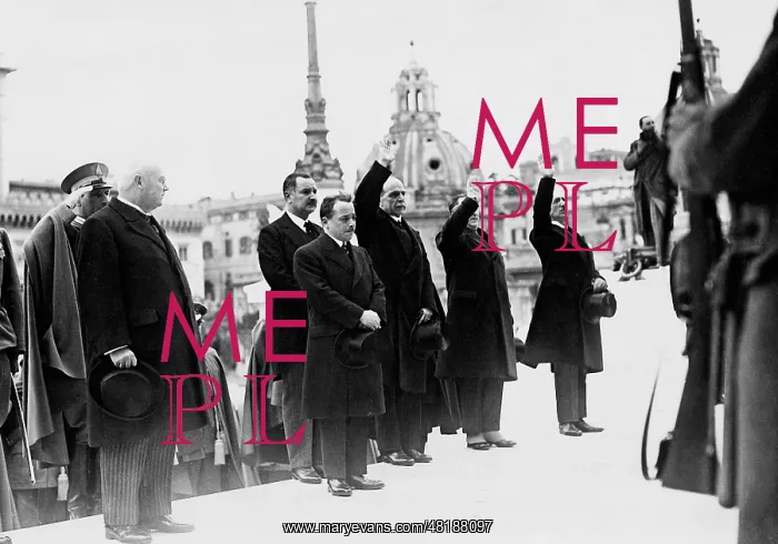 : Engelbert Dollfuss in Rome, 1934 : Engelbert Dollfuss in Rome, 1934