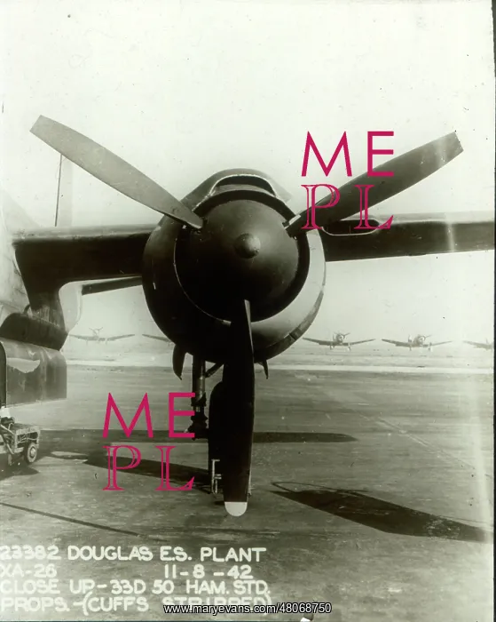 : Engine installation on the Douglas XA-26 Invader : Engine installation on the Douglas XA-26 Invader