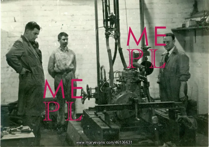 : Engine test of machinery by Lawrence Hathaway : Engine test of machinery by Lawrence Hathaway