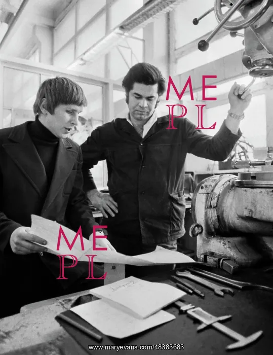 : Engineer A. Nagornov and turner P. Sulkhov : Engineer A. Nagornov and turner P. Sulkhov