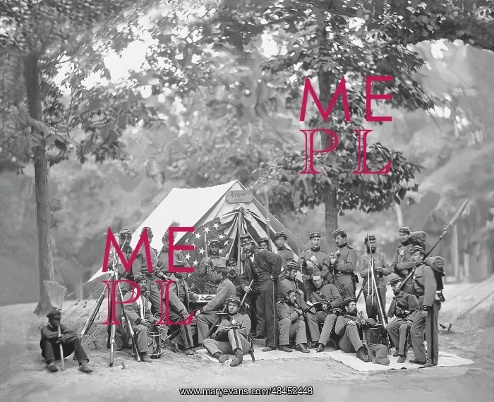 : Engineer camp, 8th N.Y. State Militia, American Civil War : Engineer camp, 8th N.Y. State Militia, American Civil War