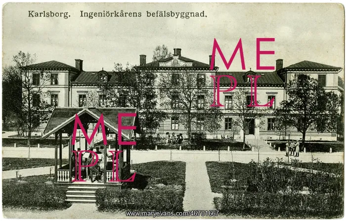 : Engineer Corps officer building - Karlsborg, Sweden : Engineer Corps officer building - Karlsborg, Sweden