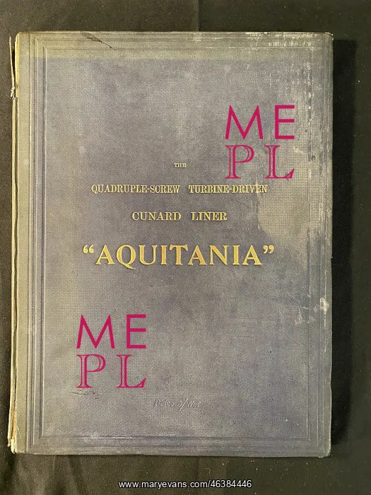: Engineering magazine, bound copy of the Aquitania : Engineering magazine, bound copy of the Aquitania