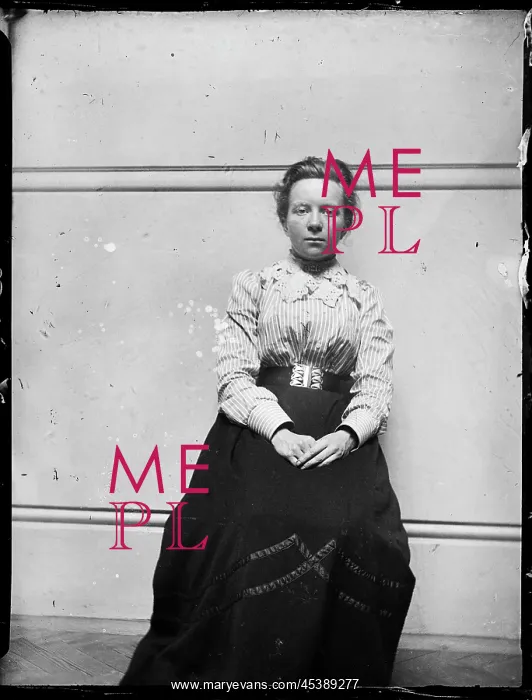 : England. A portrait or self portrait of a young woman believed to be Katherine : England. A portrait or self portrait of a young woman believed to be Katherine