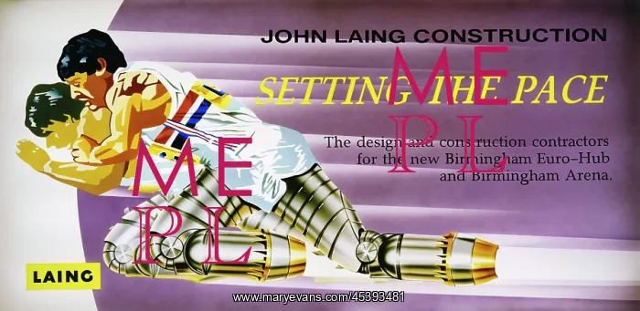 : England - A photographic reproduction of a poster advertising Laing as : England - A photographic reproduction of a poster advertising Laing as