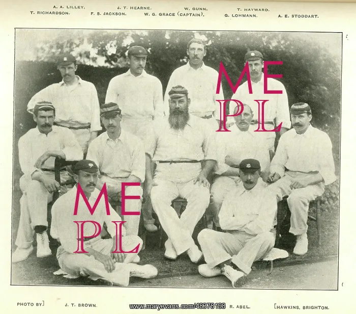  : England Cricket Team, the Oval, 1896