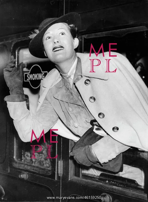: The English actress Binnie Barnes : The English actress Binnie Barnes