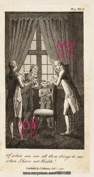 : English aristocrat and guests drinking coffee : English aristocrat and guests drinking coffee