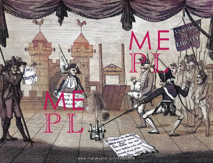 : ENGLISH BASTILLE SATIRE : ENGLISH BASTILLE SATIRE