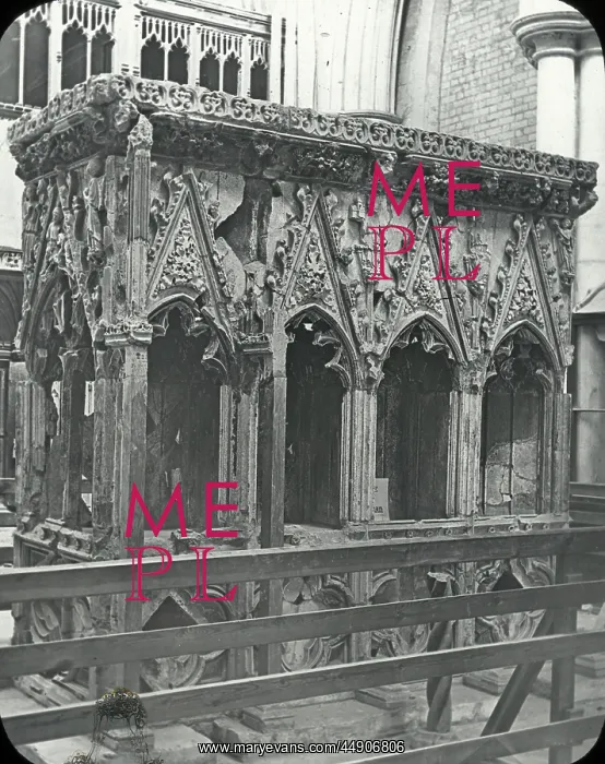 : English Cathedrals - The shrine - St Albans : English Cathedrals - The shrine - St Albans