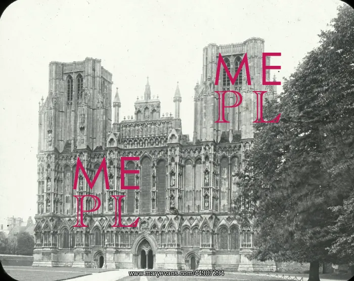 : English Cathedrals - West Front Wells : English Cathedrals - West Front Wells