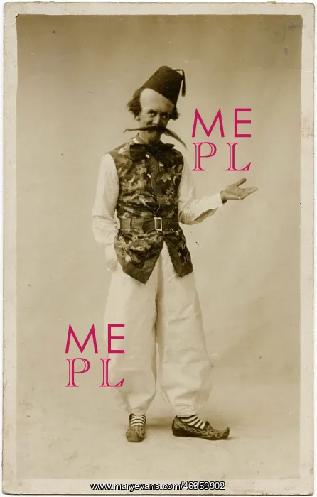 : English comic stage performer : English comic stage performer