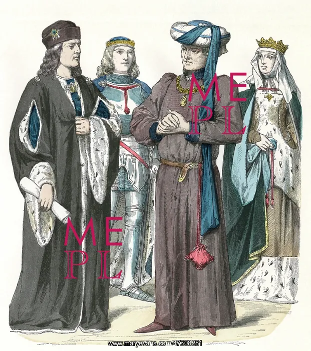 : English Costume 1470 : English Costume 1470