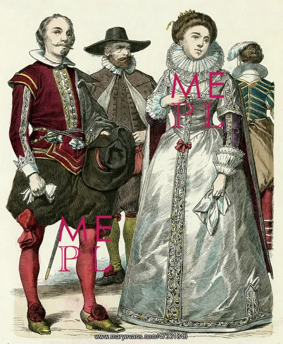 : English Costume 1620 : English Costume 1620