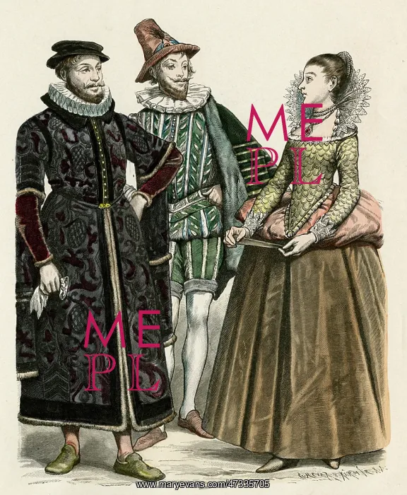 : English Costume 16th century : English Costume 16th century