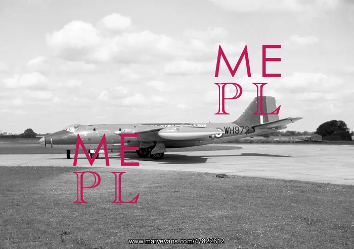 : English Electric Canberra E.15 WH972 : English Electric Canberra E.15 WH972
