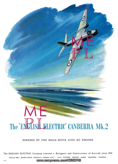 : English Electric Canberra Mk.2 : English Electric Canberra Mk.2