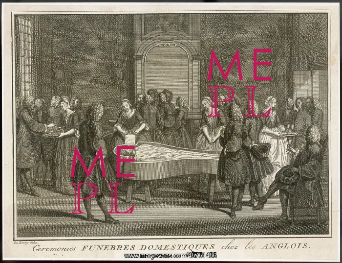 : ENGLISH FUNERAL 1737 : ENGLISH FUNERAL 1737