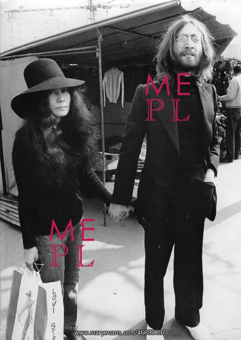  : The English musician John Lennon
