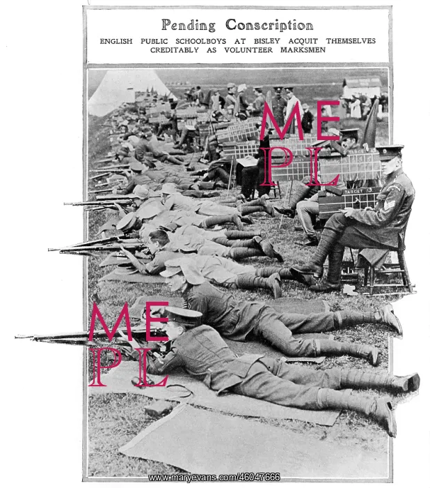 : English public schoolboys at Bisley : English public schoolboys at Bisley