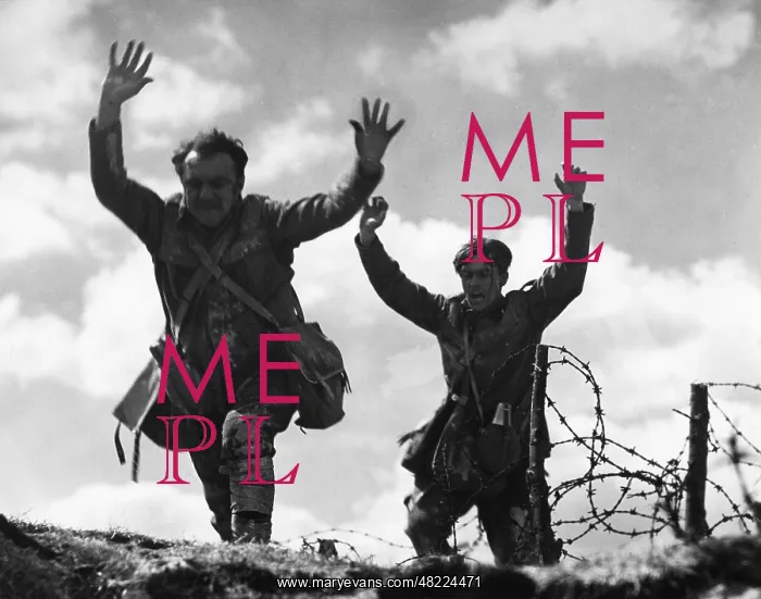 : English soldiers surrender : English soldiers surrender
